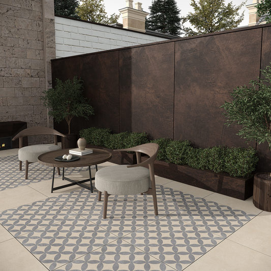 Earth Ivory Pattern 60x60x2 Matt