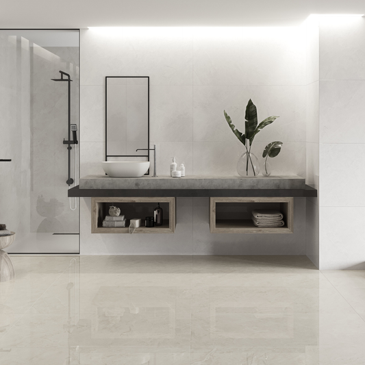 Belvedere White Polished 60x60