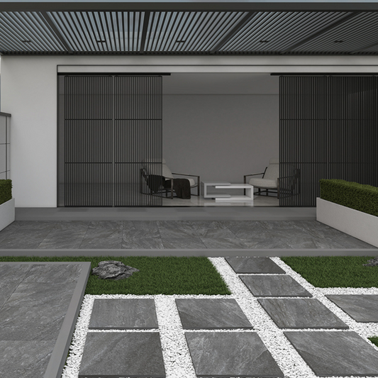 London stone Nero 60x60x2 Matt