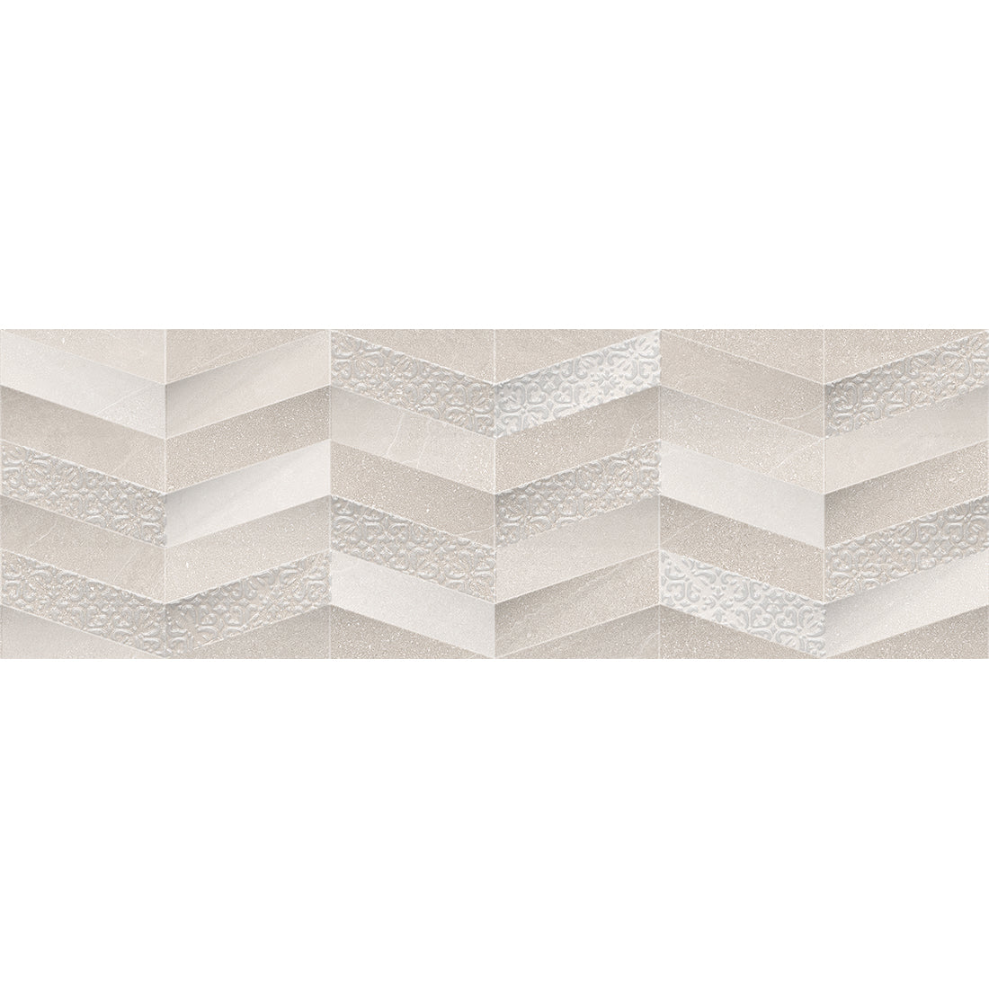 Athena Light Ceramic Decor Wall Tiles in Matt Finish 30x90 cm