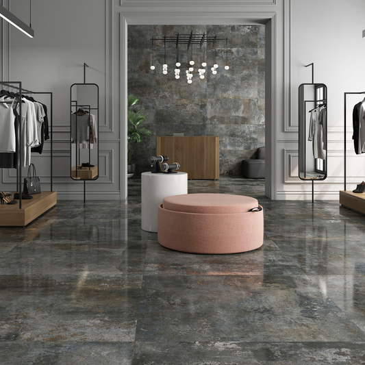 Rusty Metal Coal 60x120