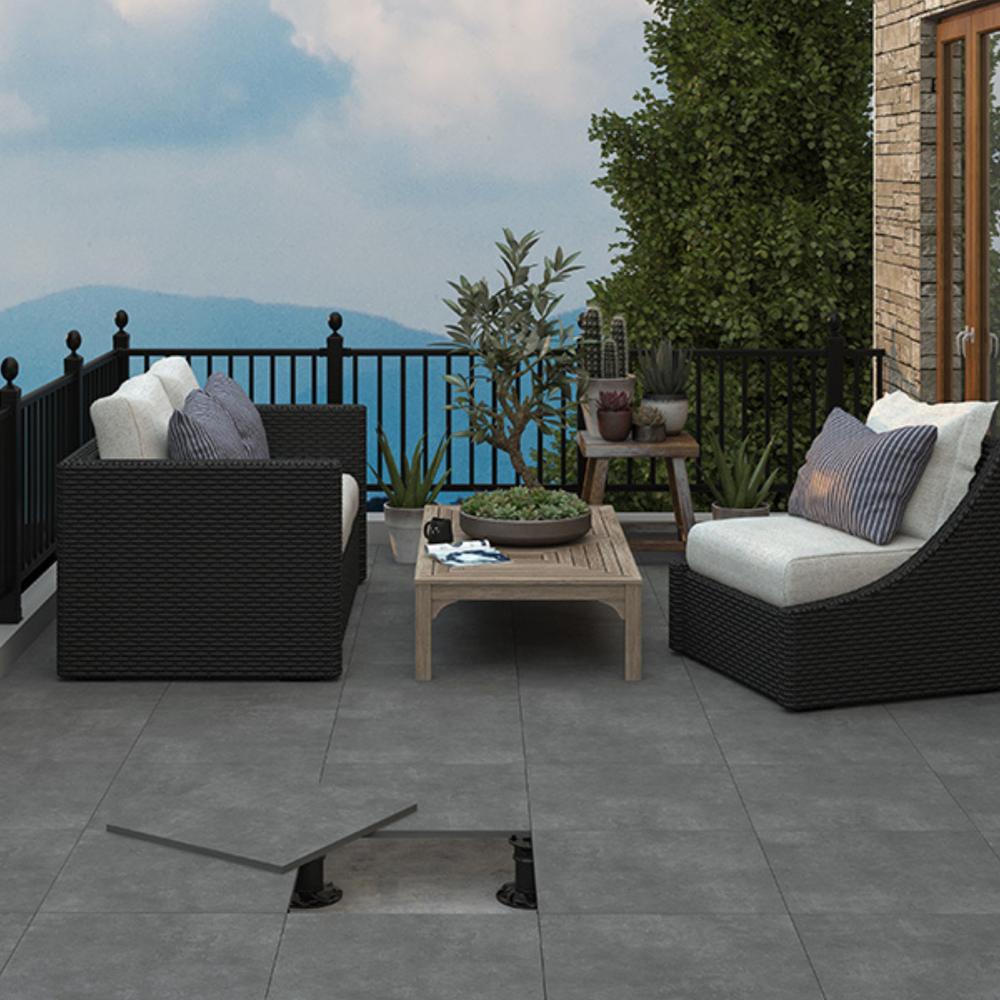 Earth Anthracite 60x60x2 Matt