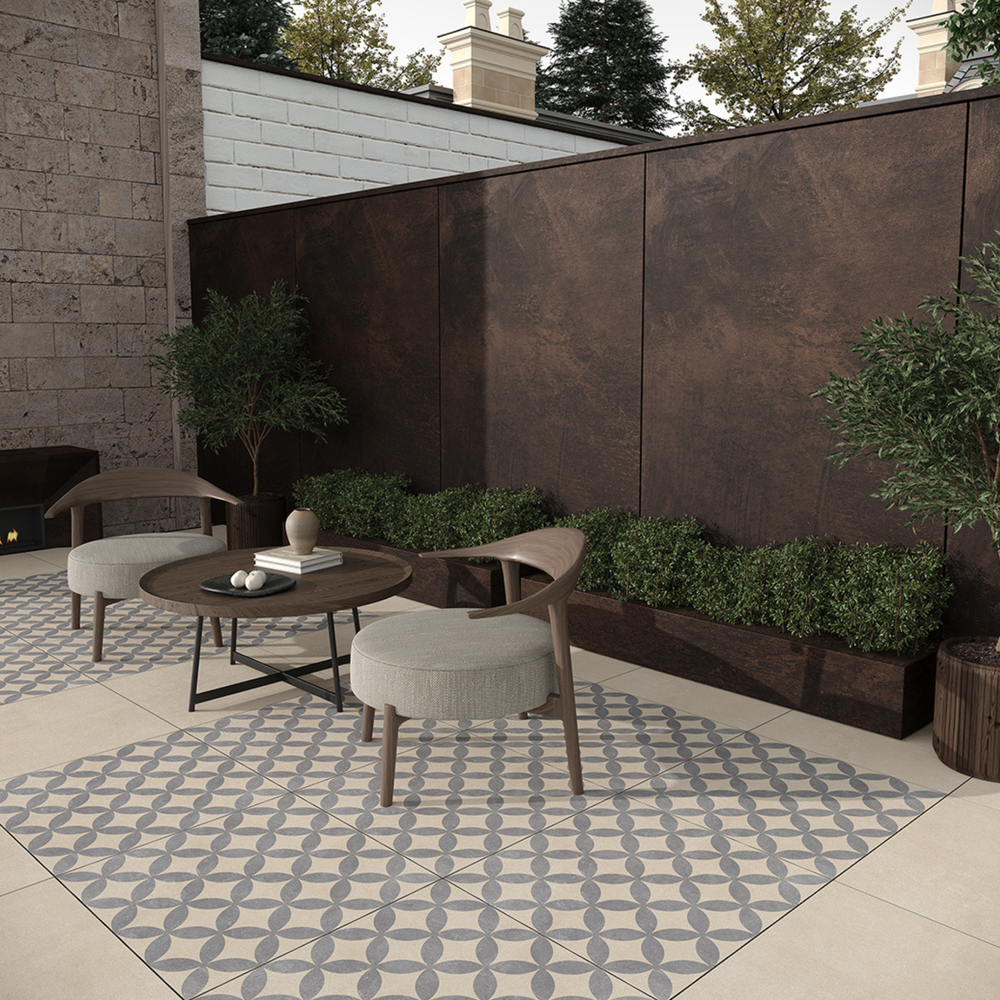 Earth Ivory Pattern 60x60x2 Matt