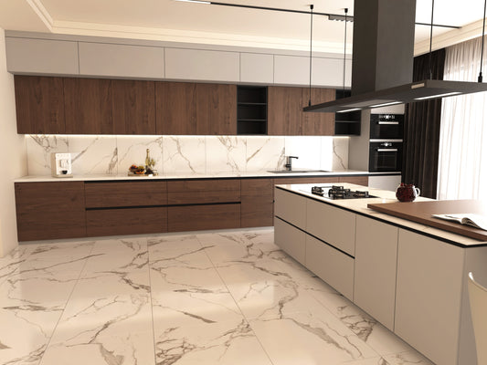 Satvario Branco Gloss 60x60