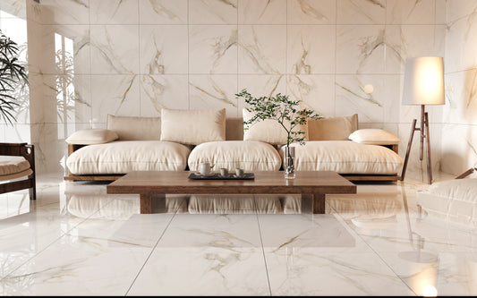 Seaside white Gloss 60x60