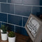 Sleek Sea Blue Glossy Tiles