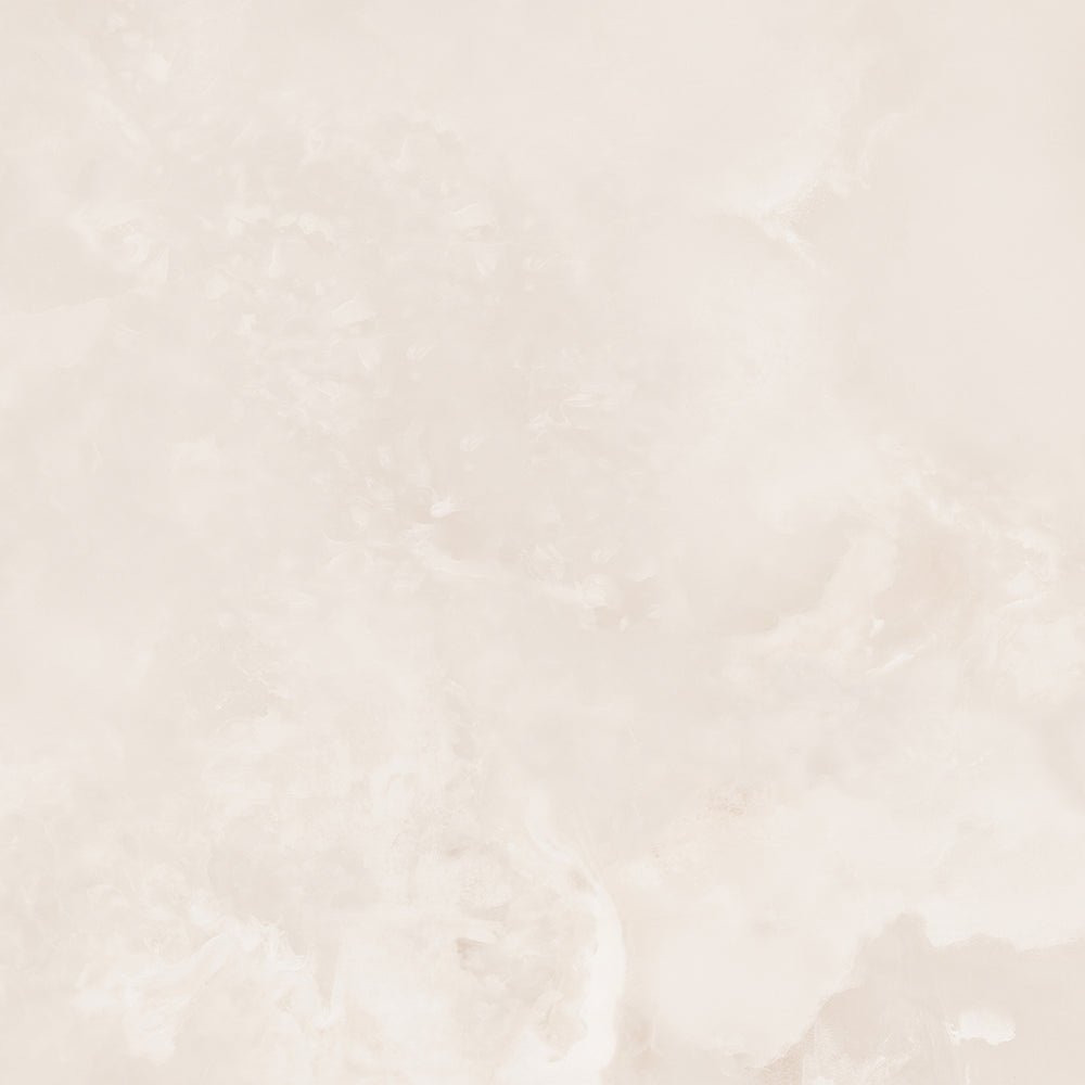 Refined Onyx Beige Porcelain Tiles - 60x60 Polished Finish