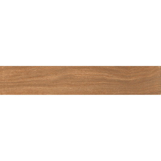 Contemporary Brown Matt Porcelain Tiles - 20x120