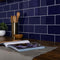 Smooth Blue Sheen Tile