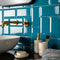 Glossy Aquamarine Subway Tiles