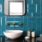 Glossy Aquamarine Subway Tiles