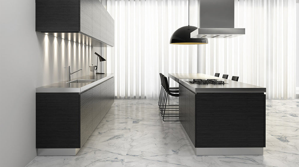 Exquisite Blue Porcelain Tiles, 60x60 Matt Carving