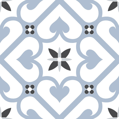 Odyssey Enigma: 20x20 Matt Blue Ceramic Tiles