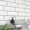 White Matte Subway Tile