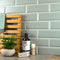 Pastel Blue Matte Subway Tile