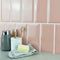 Pink Glossy Subway Tiles