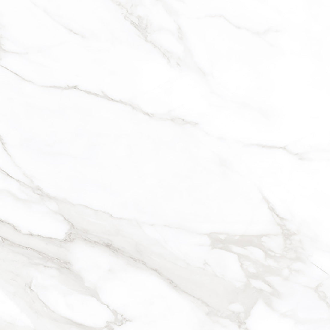 Elegant Matte White Statuario Mercury Porcelain Tiles 60x60
