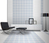 Charming Blue Retro Cube Ceramic Tiles 20x20 Matt Finish